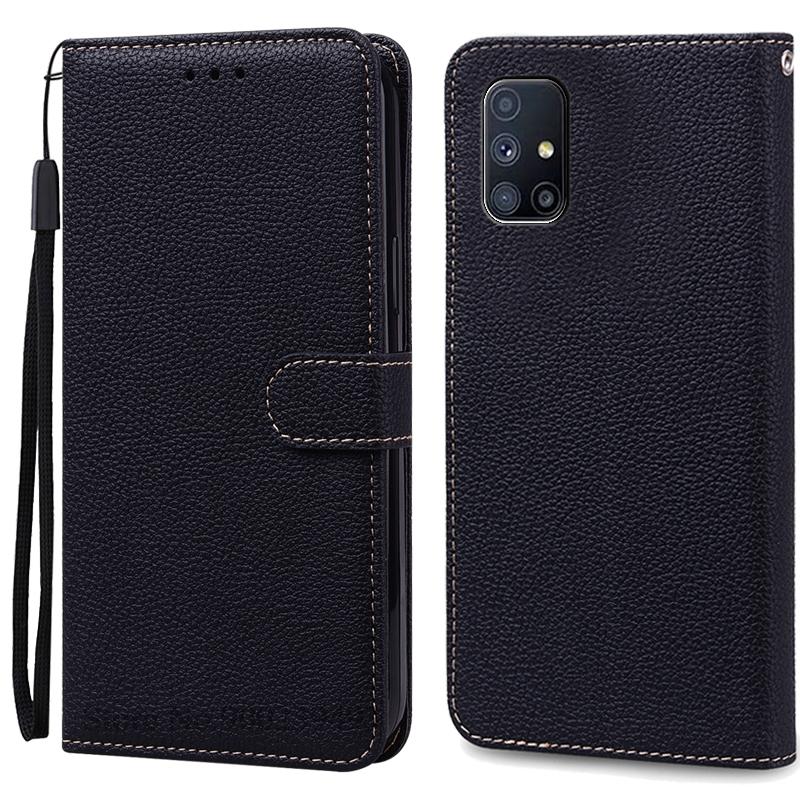 For Samsung M51 Case Soft Silicone Wallet Leather Flip Case For Samsung Galaxy M51 Case M 51 Stand Book Cover Coque Fundas