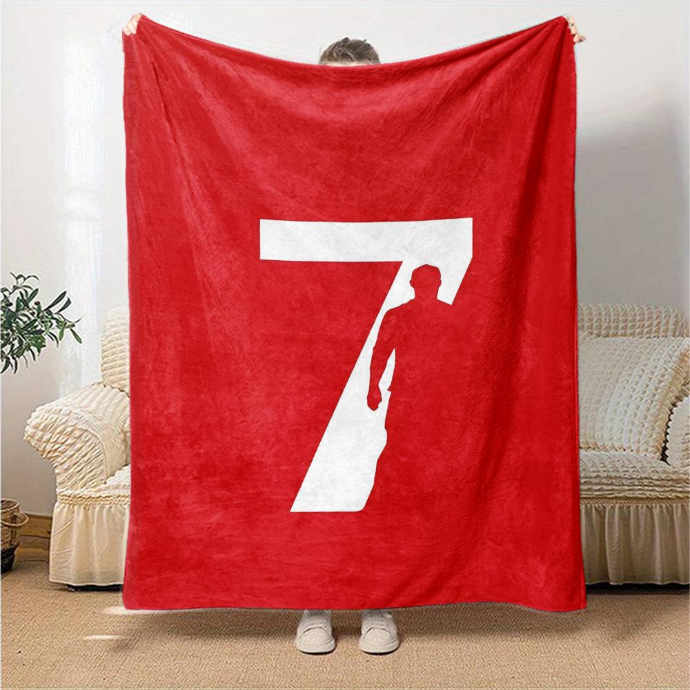 7 Theme Printed Blanket - Perfect for Couch, Bed, Travel & Outdoor Use | Machine Washable, Cozy & Durable.
