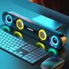 Heimkino-Lautsprecher Echo Wand 3D-Stereo-Funk-Subwoofer RGB-LED-Bunter Blitz Barra De Sonido Para TV Bluetooth-Lautsprecher