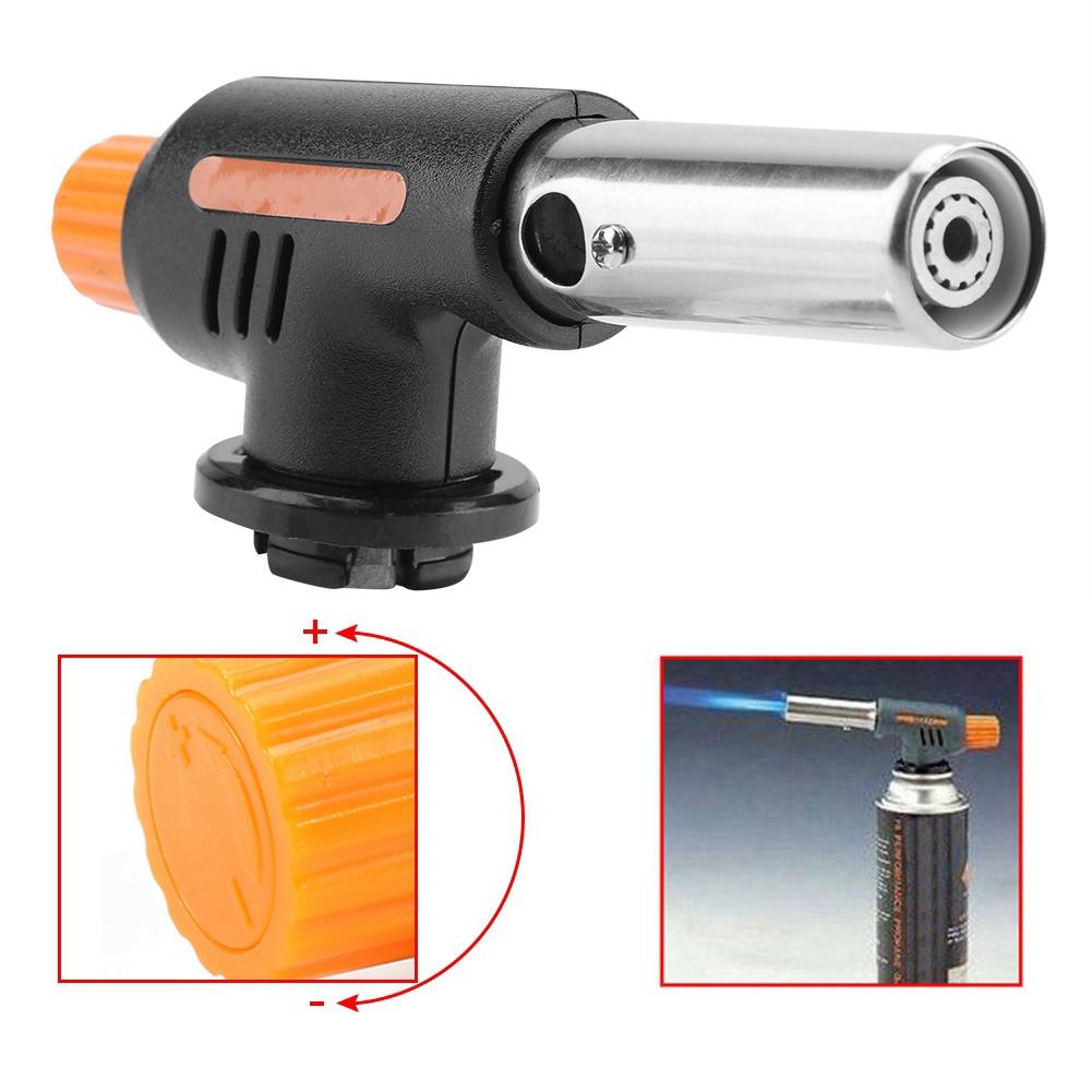 Camping Gas Torch Welding Fire Maker Lighter Butane Burner Flame Gun for BBQ