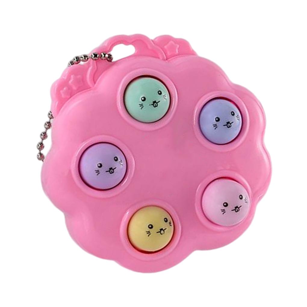 Hamster Decompression Toy Keychain Adults Children Interesting Playing Prop Pressure Reducing Toy Keyholder Keyring Plaything