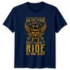 Life Is Not About Waiting Motorcycle Skull Unisexs TShirt Unisexs Graphic Tee