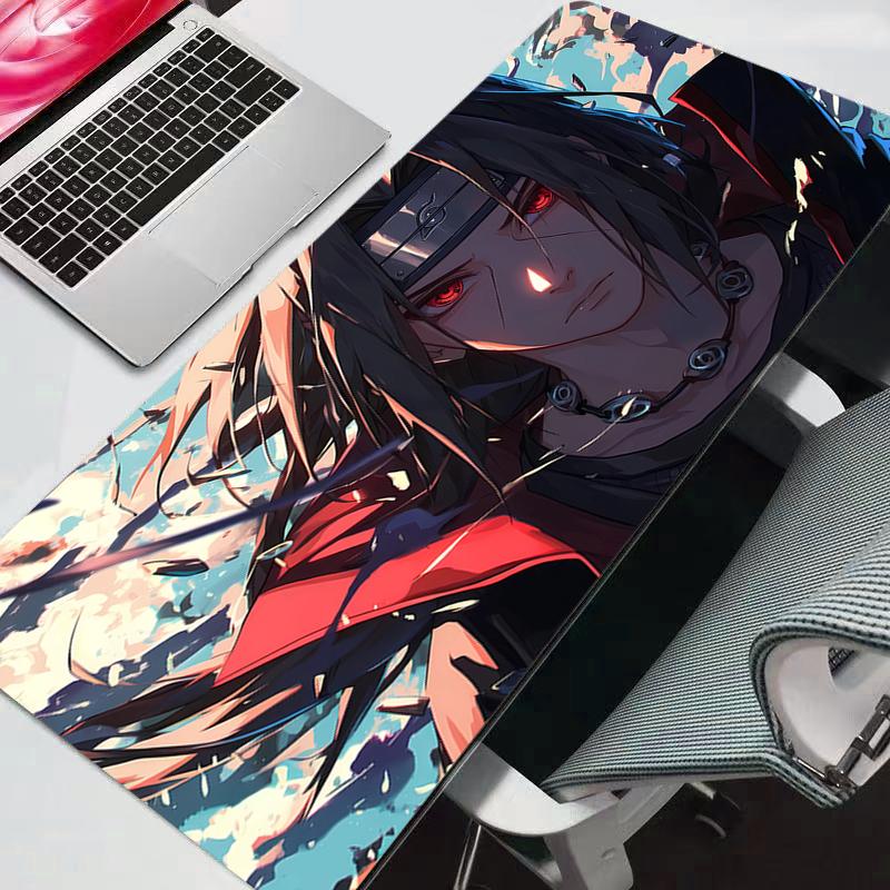 Naruto Computer Varmilo Keyboard Mouse Pad Anime Gaming Accessories Table XXL Gamer Carpet Desk Mat  Mousepad Durable Anime