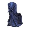 Chair Cover Dust-proof Removable Satin Skirted Back Self-tie Chair Cover Protector Event Party Supplies