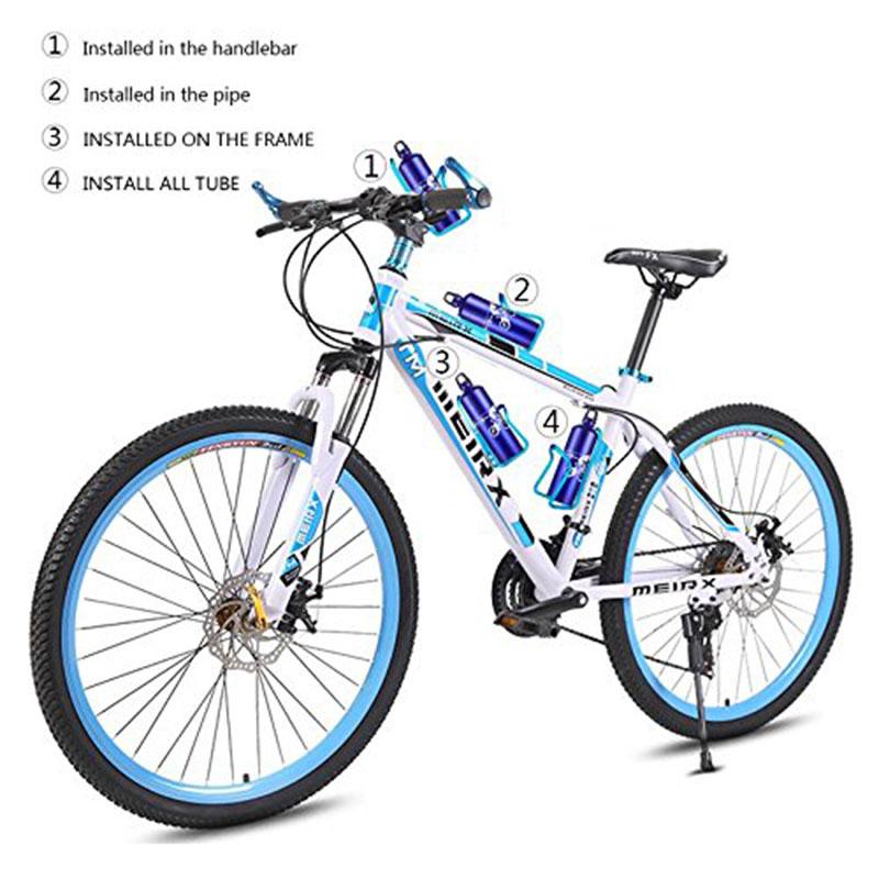 GoByGo 1Pcs Aluminum Alloy Bike Cycling Bicycle Drink Water Bottle Rack Holder Mount for Mountain Folding Bike Cage 5 Colors