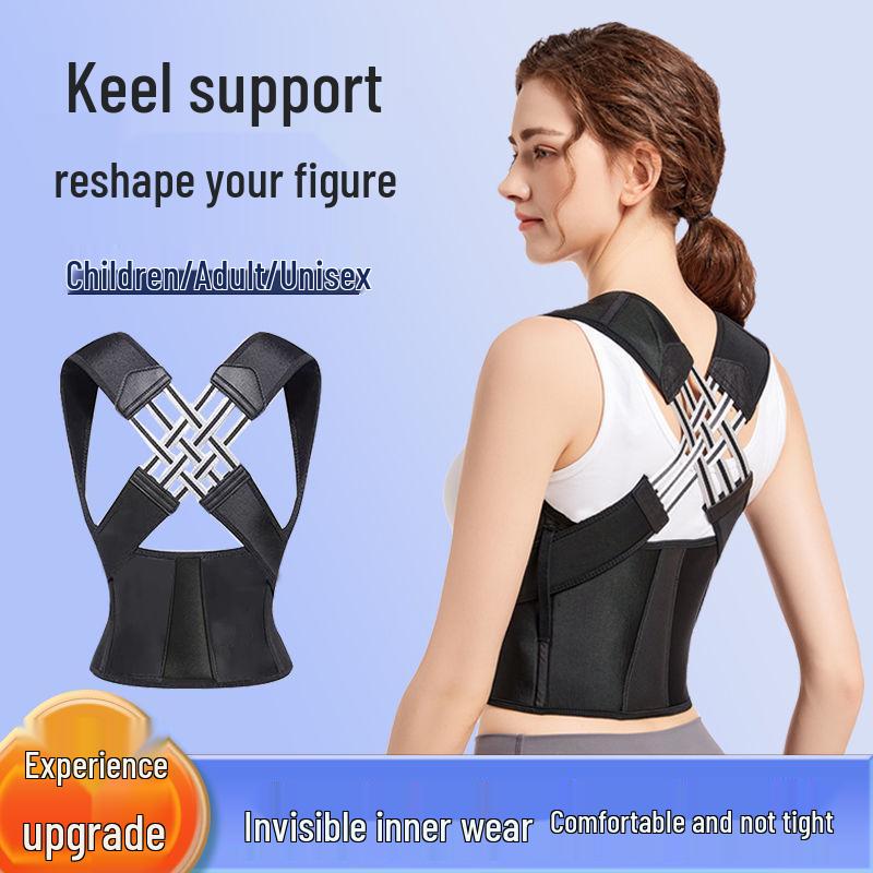 

Корректор осанки Bai Lu Style: Невидимая поддержка спины для всех возрастов Black XL (115-140 jin)