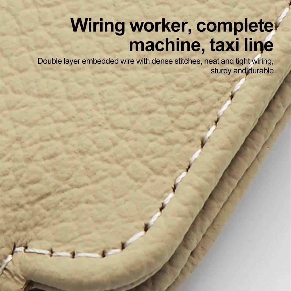 Magnetischer Sonnenbrillenhalter fürs Auto – luxuriöser Visierclip aus Rindsleder zum Schutz der Brille (4 Farben)