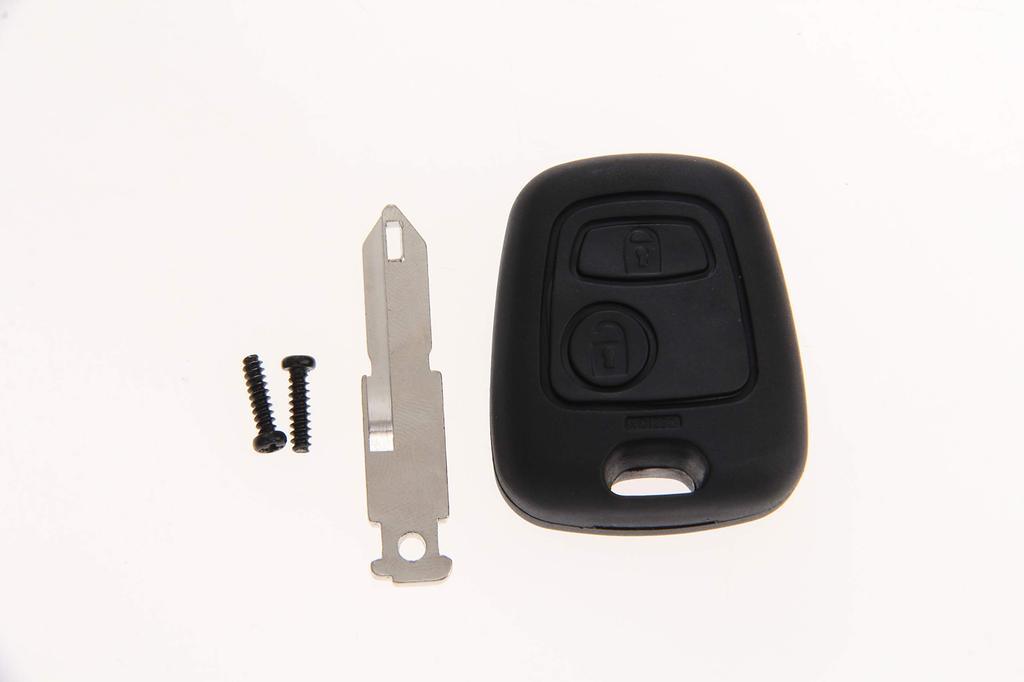 Bowarepro Uncut 2 Button Remote Key Shell Case for Peugeot 106 206 306 307 405