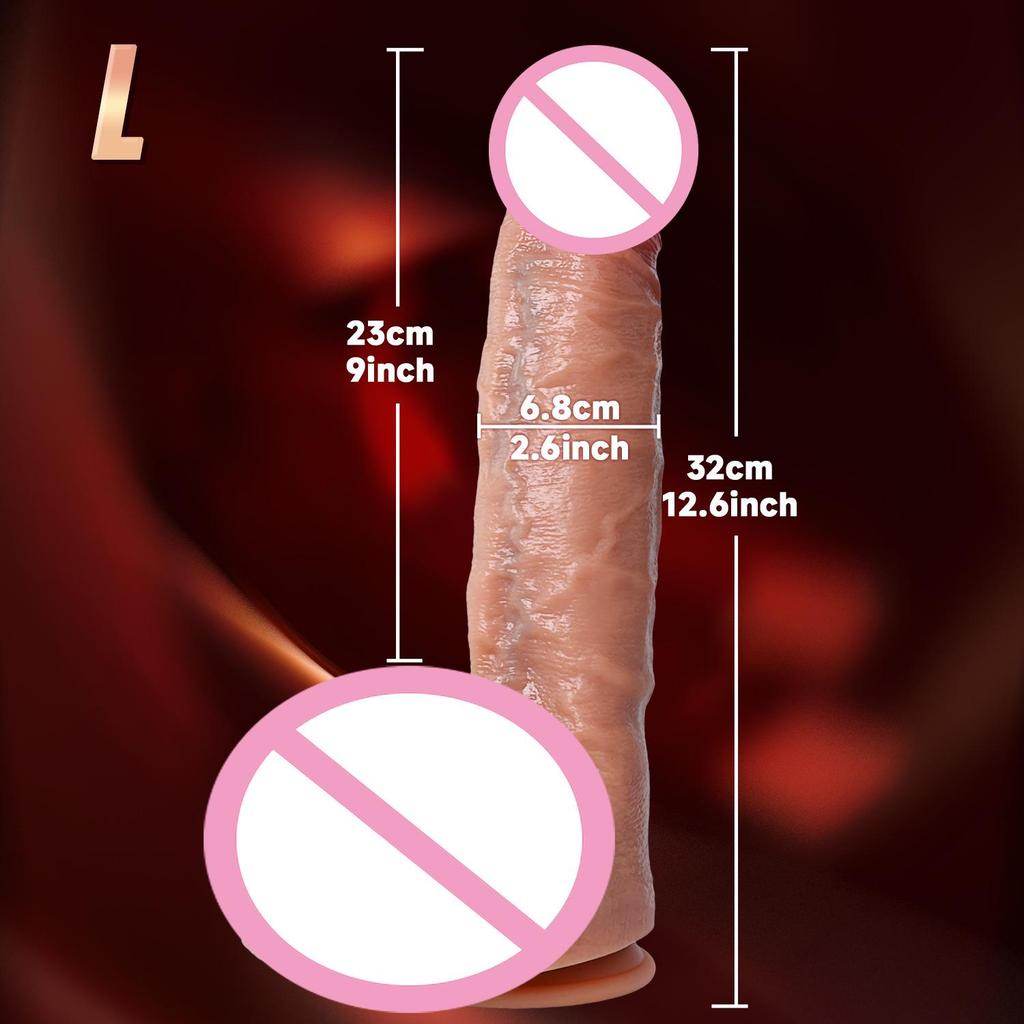 Dildo de Silicona para Mujeres - Pene de Carne Blanda Producto para Adultos