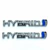 HYBRID Metal Car Logo Decorative Stickers Are Suitable for Decal Accessories On the Rear Side of the Trunk of the Entire Car Bod
