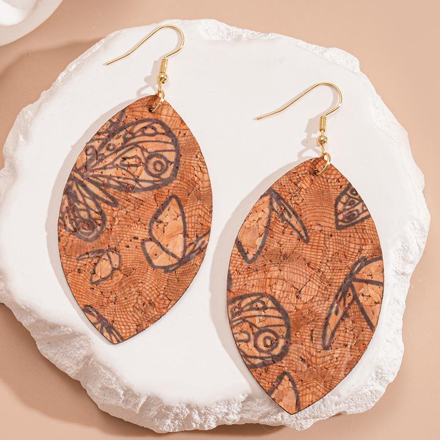 Этнический стиль Геометрические круглые серьги-крючки Богемные Ретро Высококлассные серьги