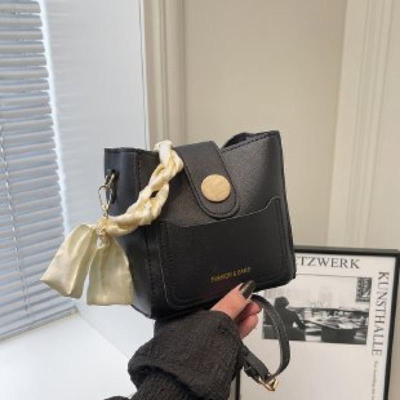 This summer women's bags 2 new trendy high-end light luxury niche bucket bags messenger bags