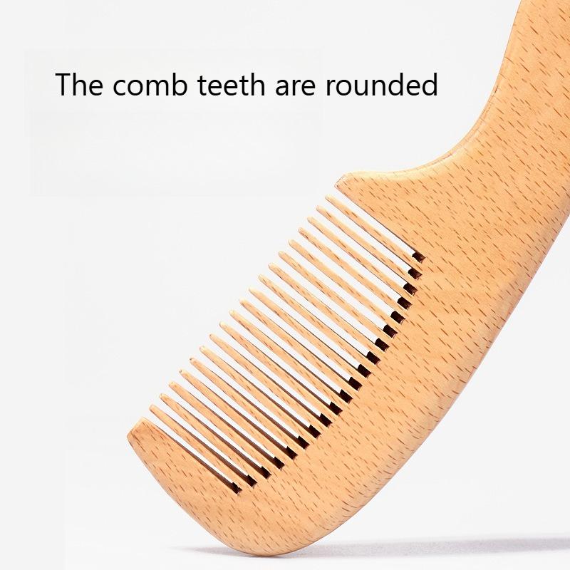 Baby Comb Wool Brush Set Beech Comb Cleaning Comb Bath Brush Combination