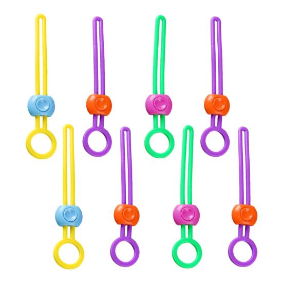 Dichtungsklammer Verstellbare Silikonbänder Snacks Mahlzeiten Vorratskammer Organisation Beutelclips Wiederverwendbare Küchenaufbewahrungslösung