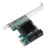 SATA 3.0 Expansion Card 4 Port PCIE To SATA 3.0 Expansion Controller Card Adapter 6G