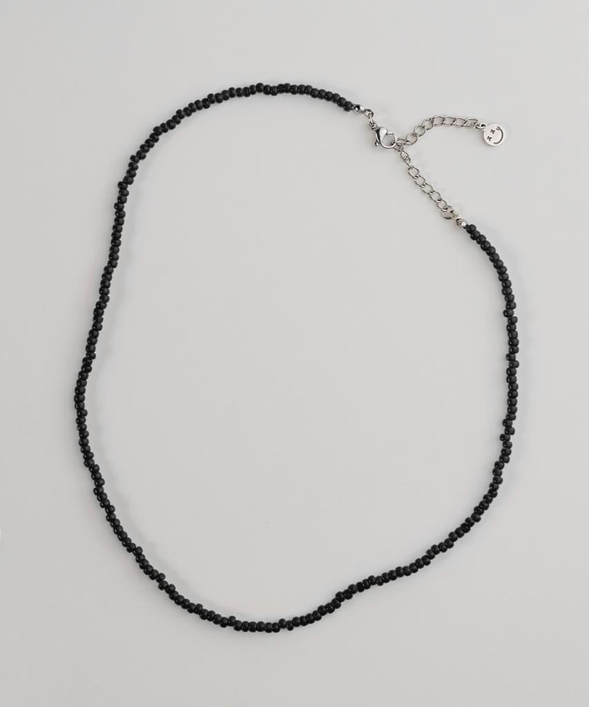 Bicycletrophy Pickman Daily Bead Necklace 05 (Black / 3Mm Miyuki Beads)