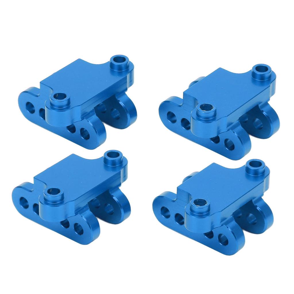 2Pack RC Front Rear Axle Lower Shock Mount Bracket Aluminium for LOSI 1 8 LMT SOLID AXLE Monster TruckBlue