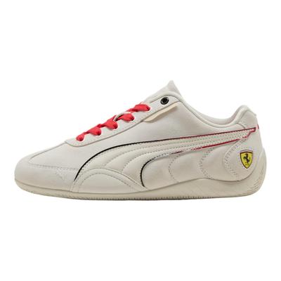 Ferrari Scuderia X Speedcat Vapor Gray Rosso Corsa Women Sneakers Cream 309126-02