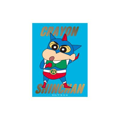 Small Planet Crayon Character Sticker Shin-chan Pose/Blue