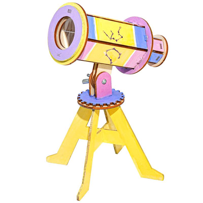 DIY Astronomical Telescope Kit for Kids - Educational Science Experiment Materials