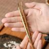New Brass Tea Sticks Clip Traditional Japanese Leaf Tea Scoops Long Tea Tweezers Kitchen Tool
