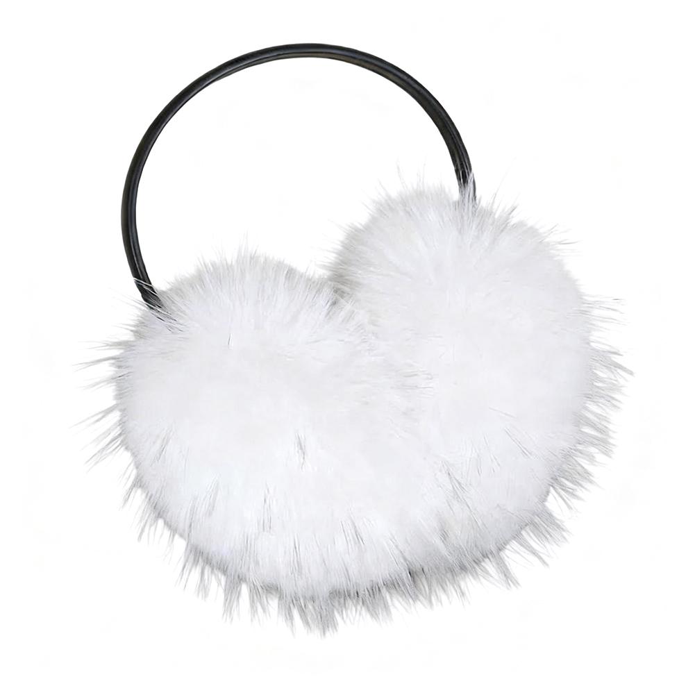 Vintage Faux Mink Fur Earmuffs Fuzzy Ear Warmers Covers For Womens Girls Winter Fashion Adjustable Soft Warm Faux Fur EarMuffs