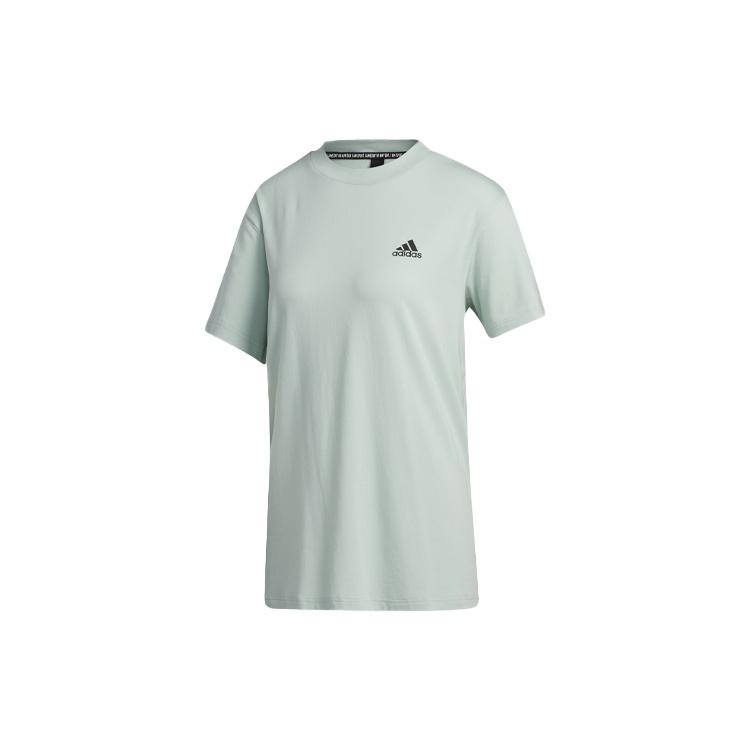 (WMNS) adidas Training Athleisure Casual Sports Breathable Short Sleeve Green Women s GH3801 L