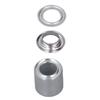 100 Sets Stainless Steel Grommet Tool Kit Inner Diameter 12MM Canvas Grommet Kit  For Pool Covering