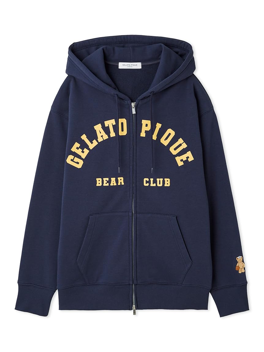 

HOMME Sporty Bear Fleece Hoodie PMCT254981NVYL