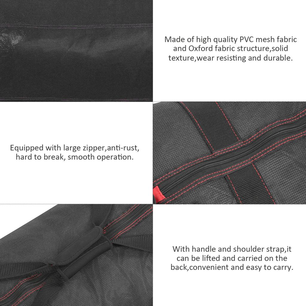 Diving Storage Mesh Shoulder Bag Pack Handbag Equipment for Flipper Wet Clothes PVC Oxford