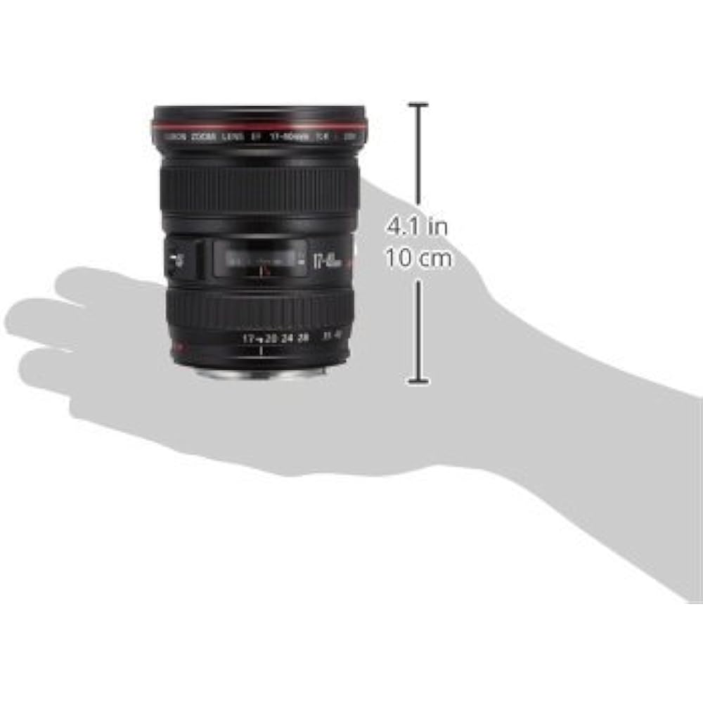 Canon wide angle zoom lens EF17-40mm F4L USM full size compatible