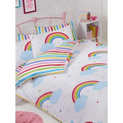 Bedding & Beyond Childrens/Kids Rainbow Duvet Cover Set