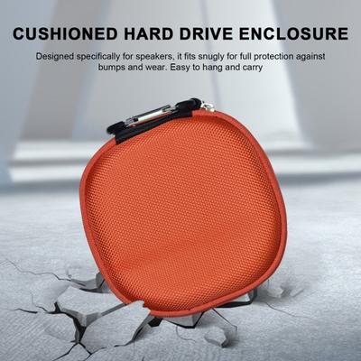 Speaker Storage Bag Easy Buckle Carry Comprehensive Speaker Bag Anti-bump Design Lightweight Speaker Case