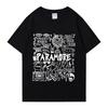 Rockband Paramore Doodle Art Tour Vintage Album 2024 T-Shirts Herren Damen vintage kurzärmeliges T-Shirt Unisex Reine Baumwolle Oberteile