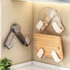 1/2Pcs Suction Cup Pot Lid Stand Holder Wall-Mounted Rotating Design Easy Installation Pot Lid Holder Kitchen Organizer