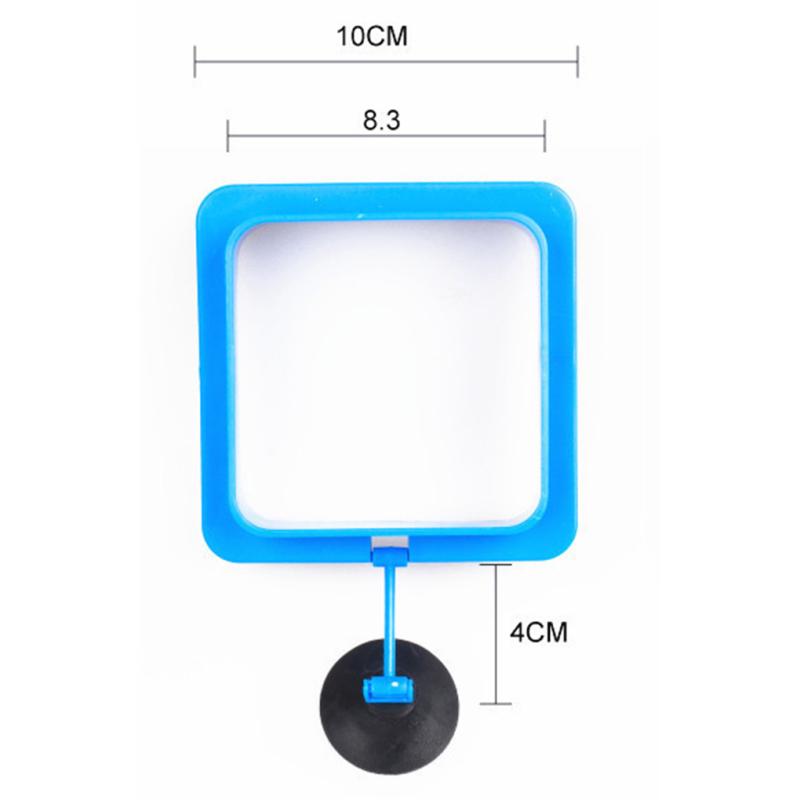 1pc Plastic Fish Food Ring Fish Tank Small Type Tropical Fish Feeder Aquarium Accessories