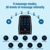 Electric Muscle Stimulator EMS & TENS Unit Pulse Massager for Back Neck Shoulder Knee Joints Full Body Relax 9 Modes 30 Gears