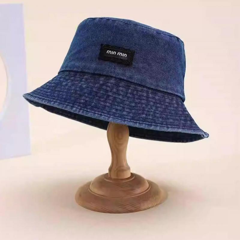 Women Bucket Hat Spring Summer Hats For Men Washed Denim Cloth Vintage Fashion Sunshade Sun Hat Bob Cap Man New Korean Style