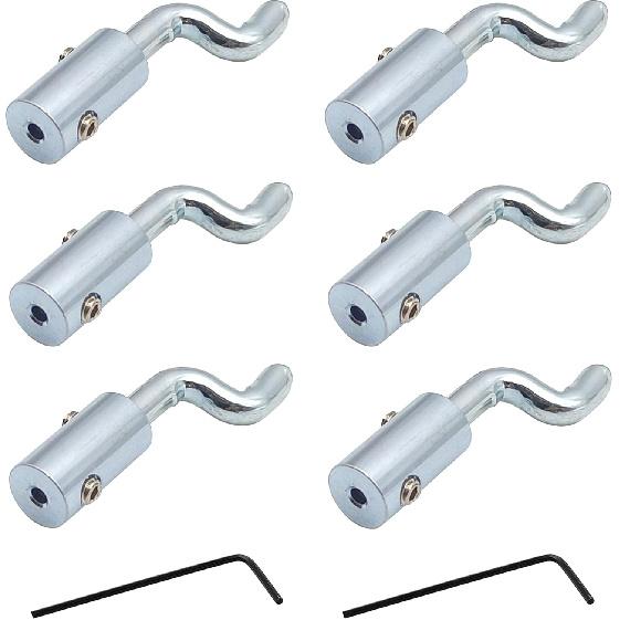 6 Pcs Z Bend Throttle Cable End Universal Cable Wire Stop for Lawn Mower Mini Bike Go Kart Motor Engine Brake Cable Adjustable Z Head
