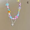 Candy Colorful Beaded Star Tassel Necklace