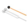 Tuning Fork with Hammer 128Hz Aluminum Alloy Portable Sensory Tuning Fork for SPA Yoga Meditation Relaxation
