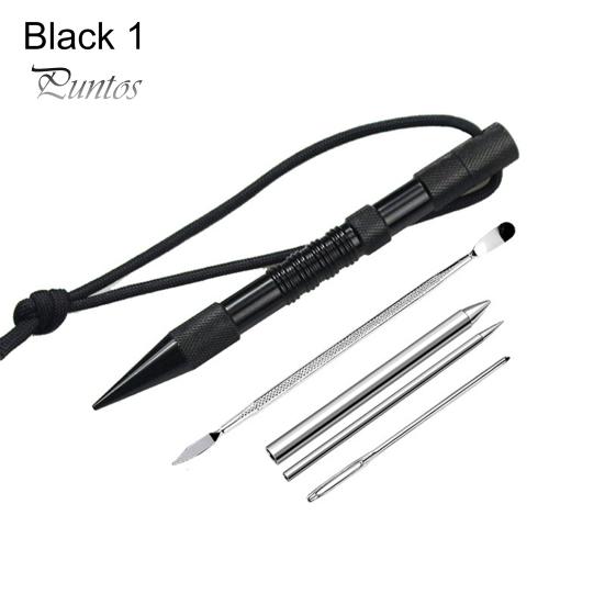 

1 комплект вязальных спиц, компактный процесс полировки, антикоррозийный браслет из нержавеющей стали из паракорда, набор игл для самостоятельной шнуровки для дома 1 чёрный