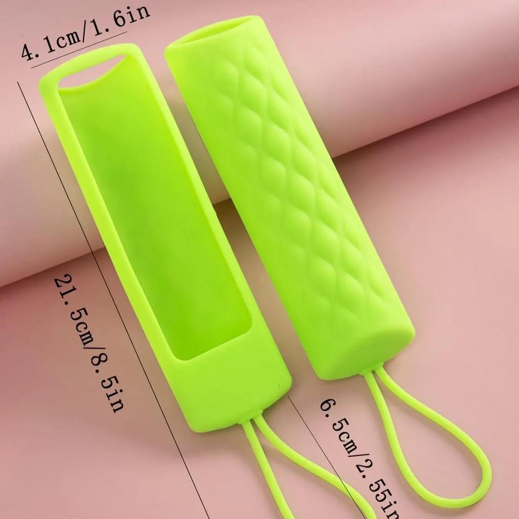 1pc - Luminous silicone cover for remote control, with hanging rope, suitable for fire tv4K TV remote control
