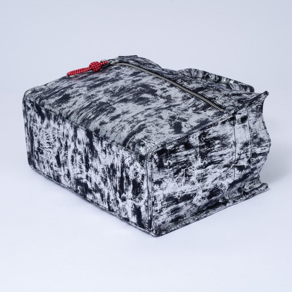 MANIUNO Square Mini Tote MANIUNO NOVATEX Italian Black (M) [MANIUNO] Fabric, Unisex, Textured, Friction-Resistant,