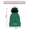 Women's Fashion Protection Hair Silky Stretch Color T-knit Hat Loose Warm Woolen Hat
