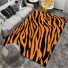 Tiger Print Bedspread 3-Piece Non-slip Rug Suitable for Living Room and Bedroom Sofas