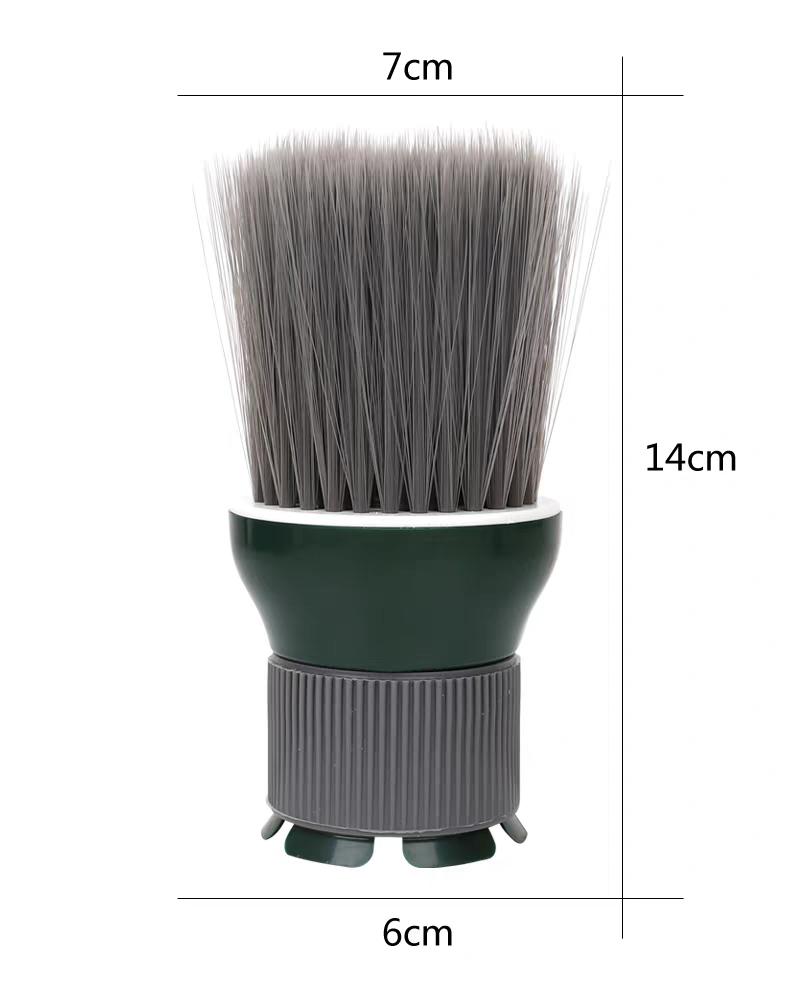 Barbershop Hair Dryer Brush for Salon Whirlwind Neck Cleaning Hair Sweeper Hairdressing Haircut Shredded Barber Hairbrush Tools
