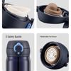 Taifu High T2135 316 Stainless Steel Pop-up Lid Vacuum Flask