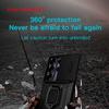 KEYSION Shockproof Armor Case for Samsung S26 Ultra 5G Slide Camera Lens Protection Ring Stand Phone Cover for Galaxy S26+ Plus