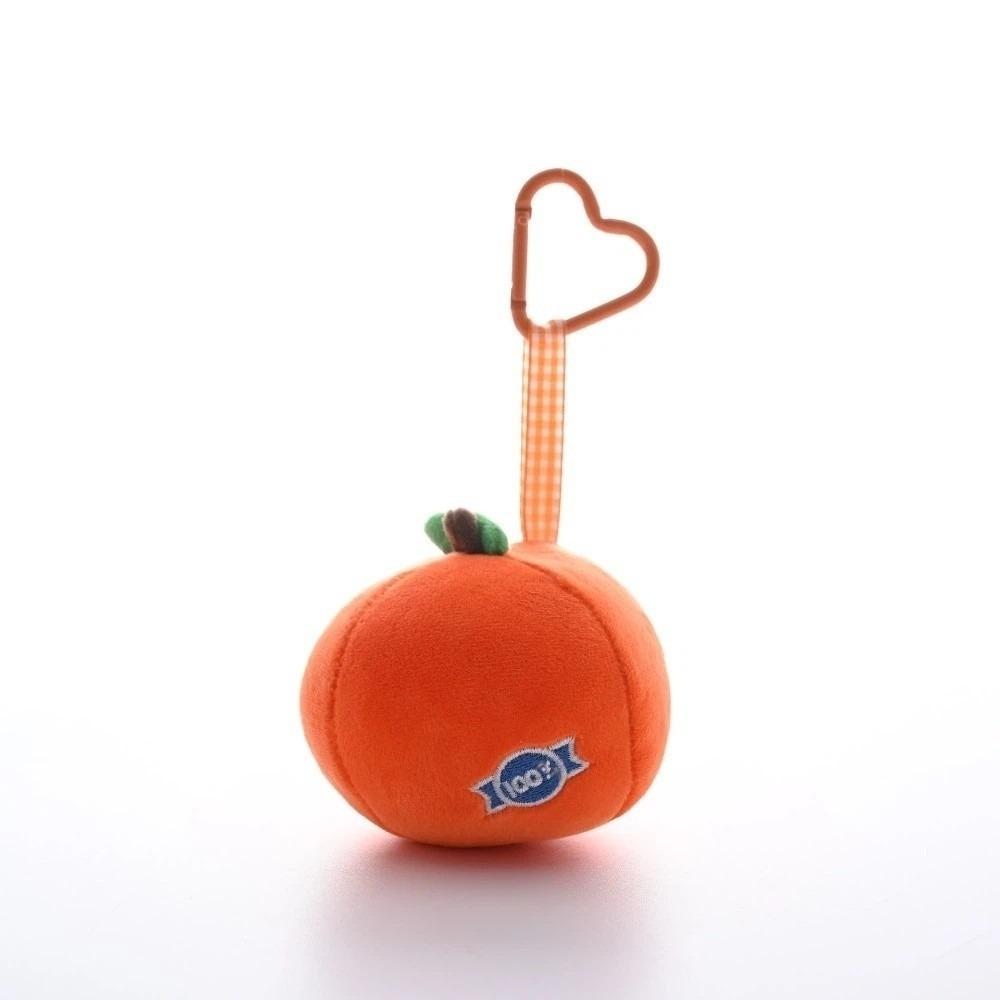 

Strawberry Fruit Key Chain Grape Plush Cherry Key Ring Fashion Orange Bag Pendant Women Style 6